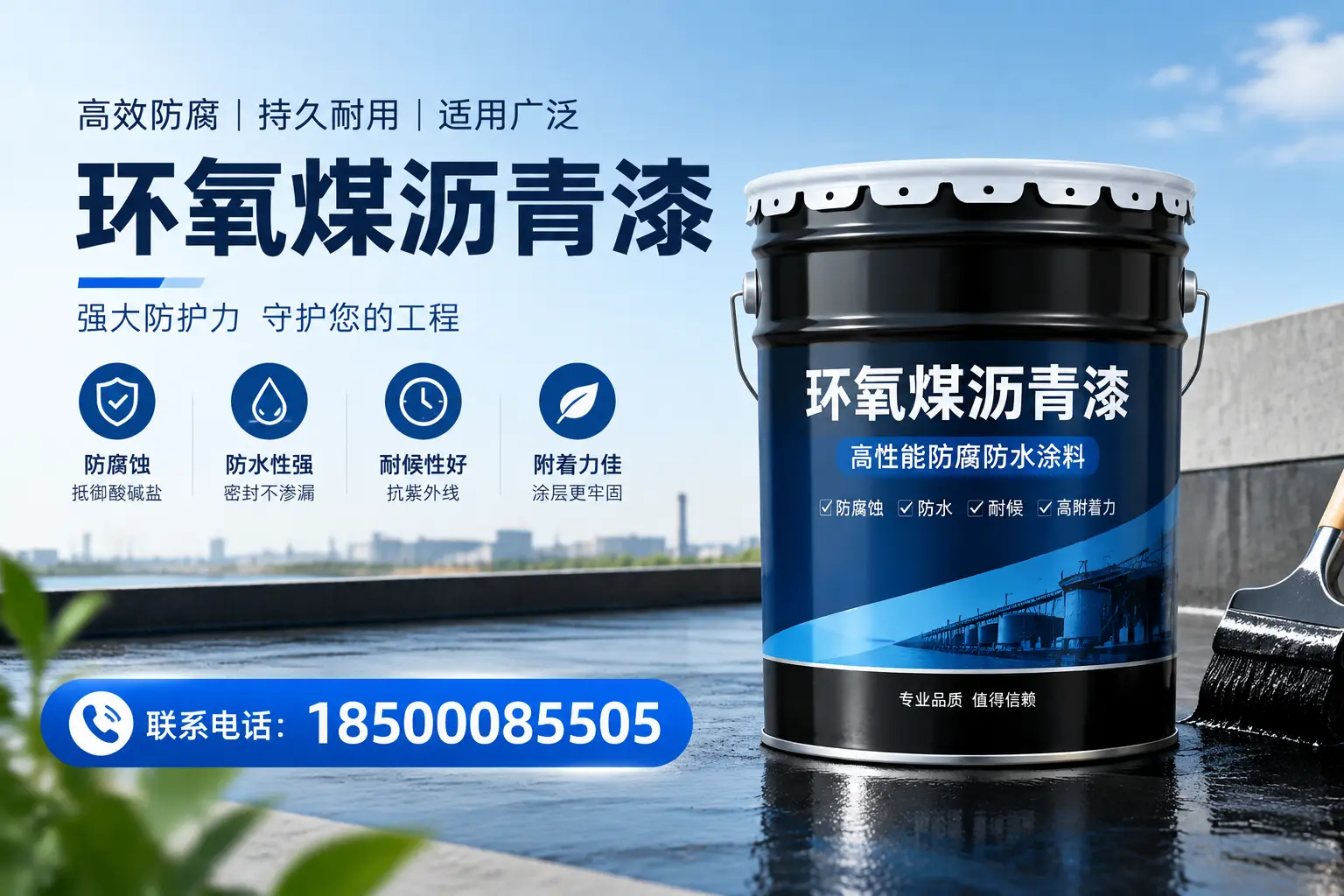 环氧煤沥青漆的施工方法详解,助力喀什企业高效完成项目