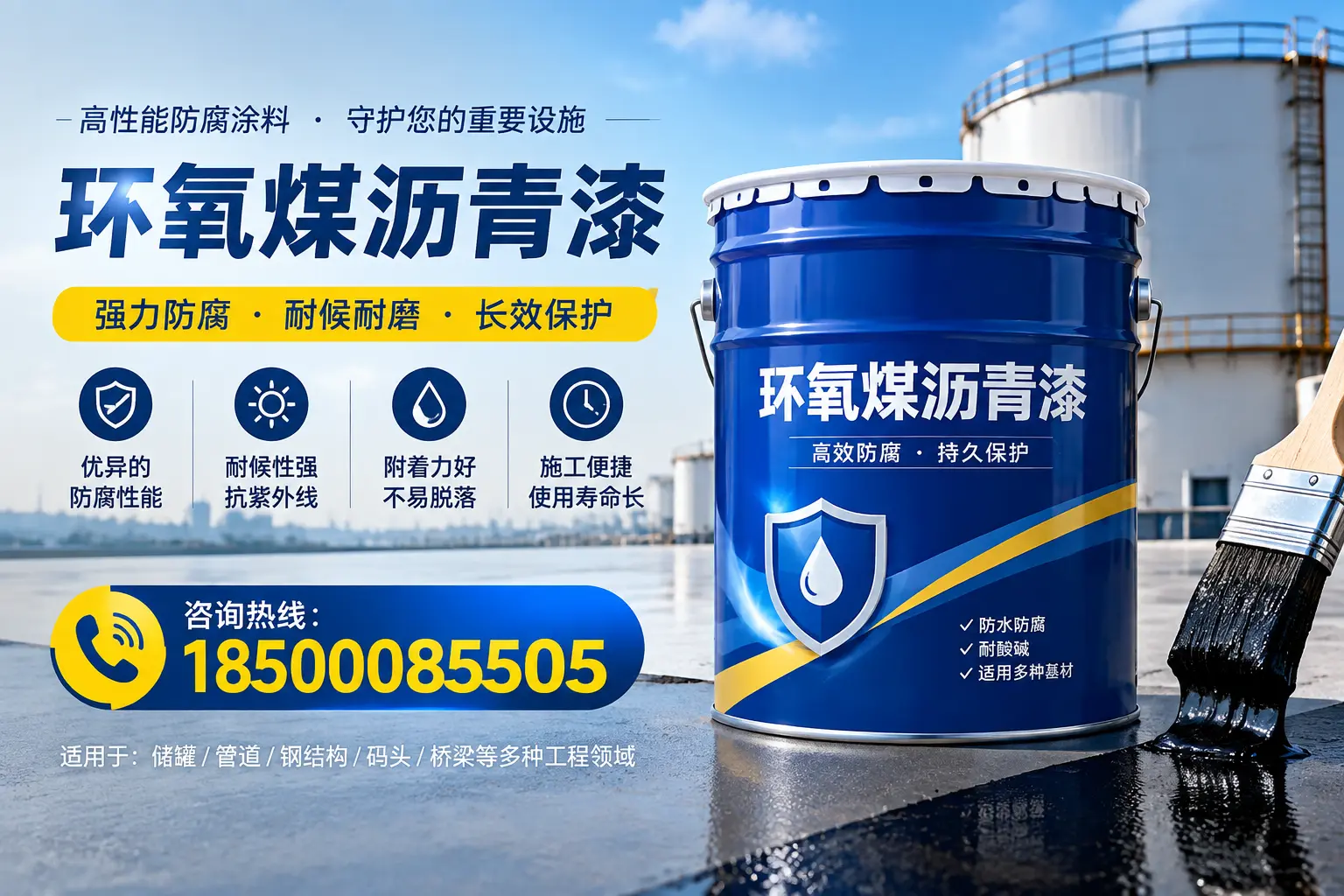 环氧煤沥青漆施工注意事项，确保喀什项目顺利进行
